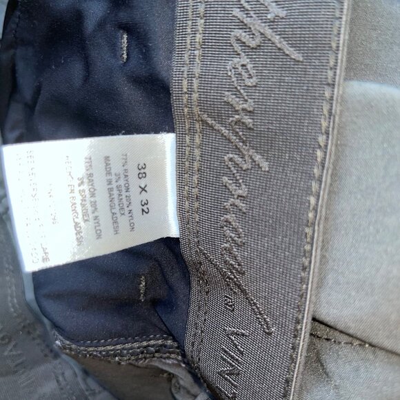 Weatherproof Mens Vintage Nylon Blend Slim Fit Pants 38x32 Gray - Picture 2 of 14